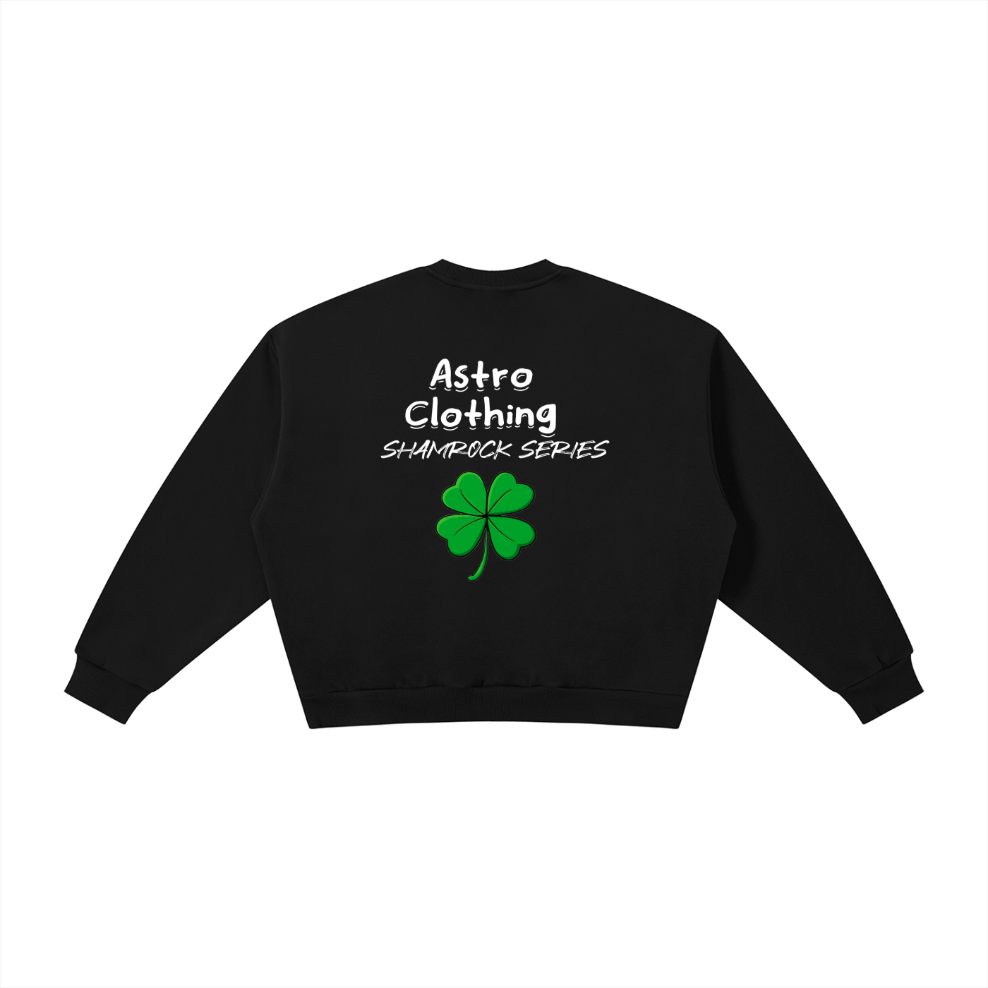 Unisex shamrock limited edition Boxy Fleece Crewneck Sweatshirt