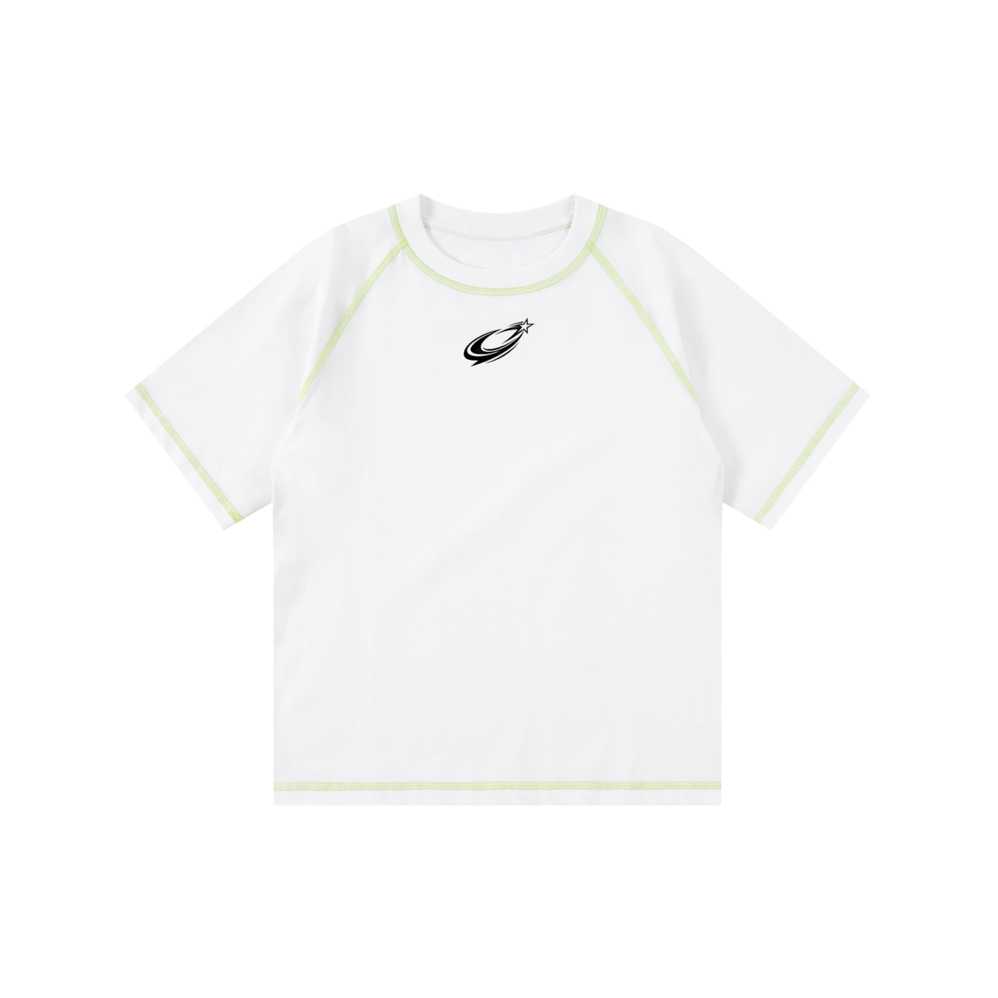 Loose Contrast-Stitched Kids' T-Shirt