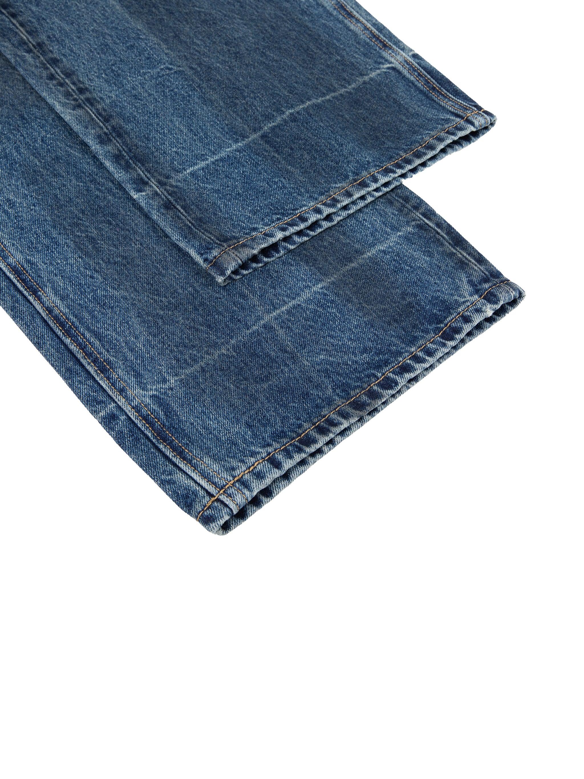 Men’s Vintage Wash Baggy Denim Jeans
